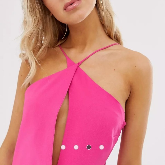 ASOS DESIGN cross front jumpsuit with drape - Picture 4 of 4